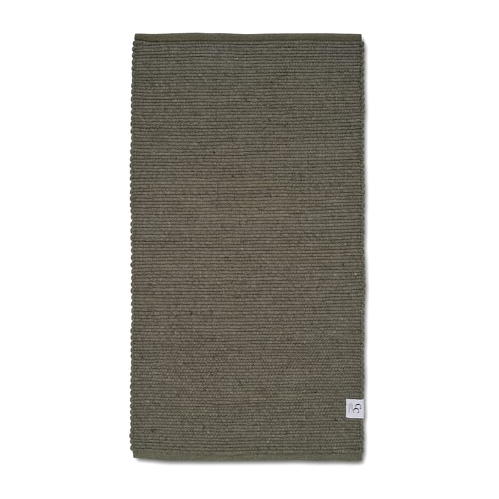 Merino gångmatta - Dark green, 80x150 cm - Classic Collection