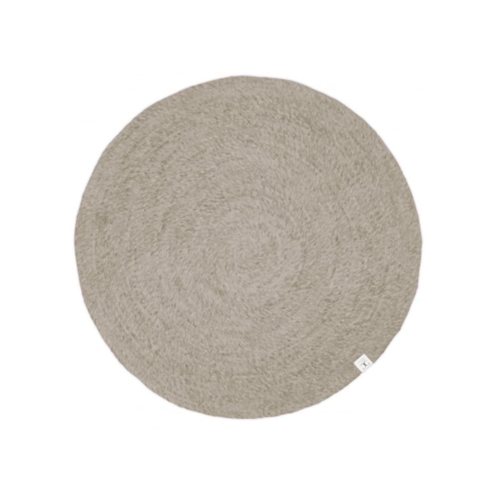Classic Collection Merino Matta rund oat, 160 cm | Skandinavisk Design | Ullmattor | Beige