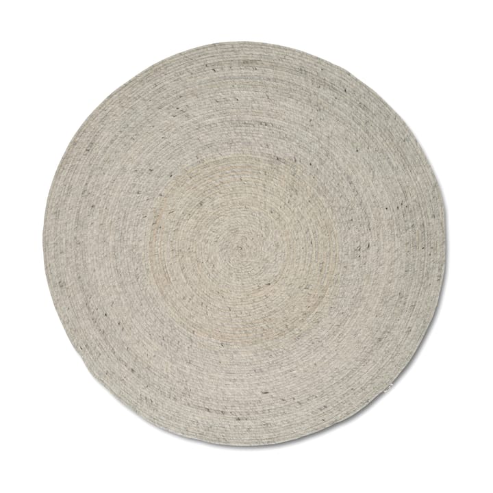 Merino ullmatta rund Ø240 cm - Concrete - Classic Collection