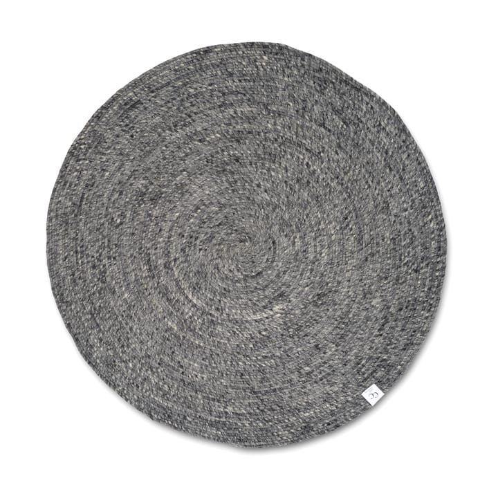 Merino ullmatta rund Ø240 cm - Granit - Classic Collection