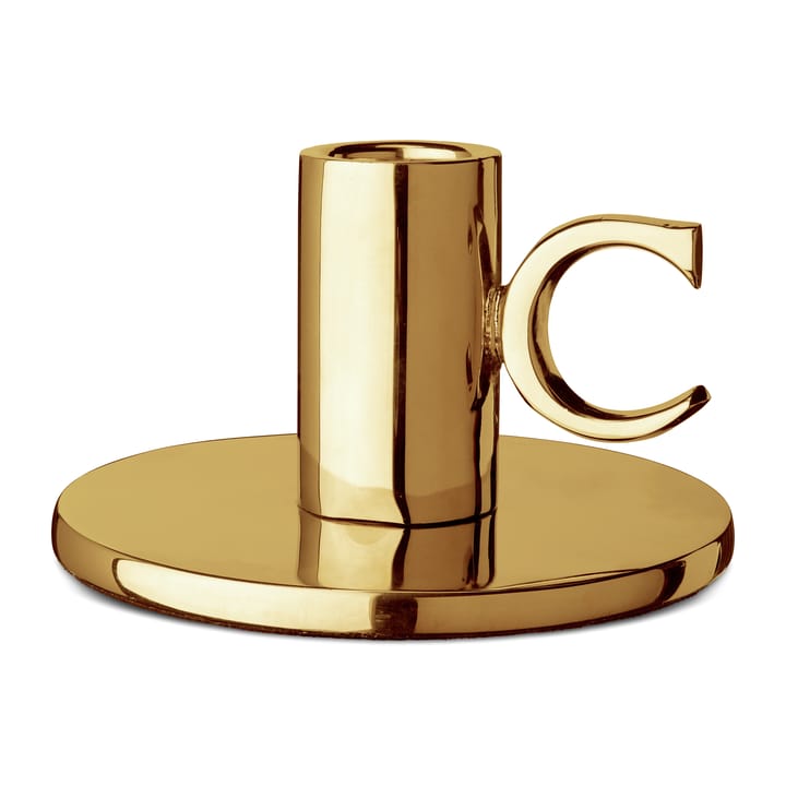 Monogram ljusstake 6 cm, Mässing Classic Collection