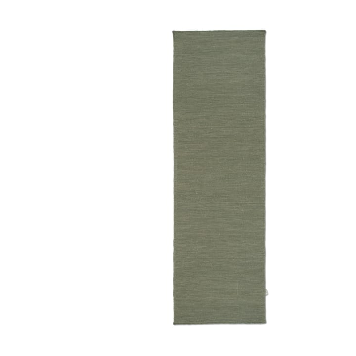 Plain gångmatta - Green, 80x250 cm - Classic Collection