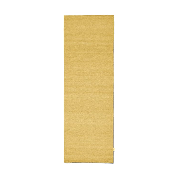 Plain gångmatta - Yellow, 80x250 cm - Classic Collection