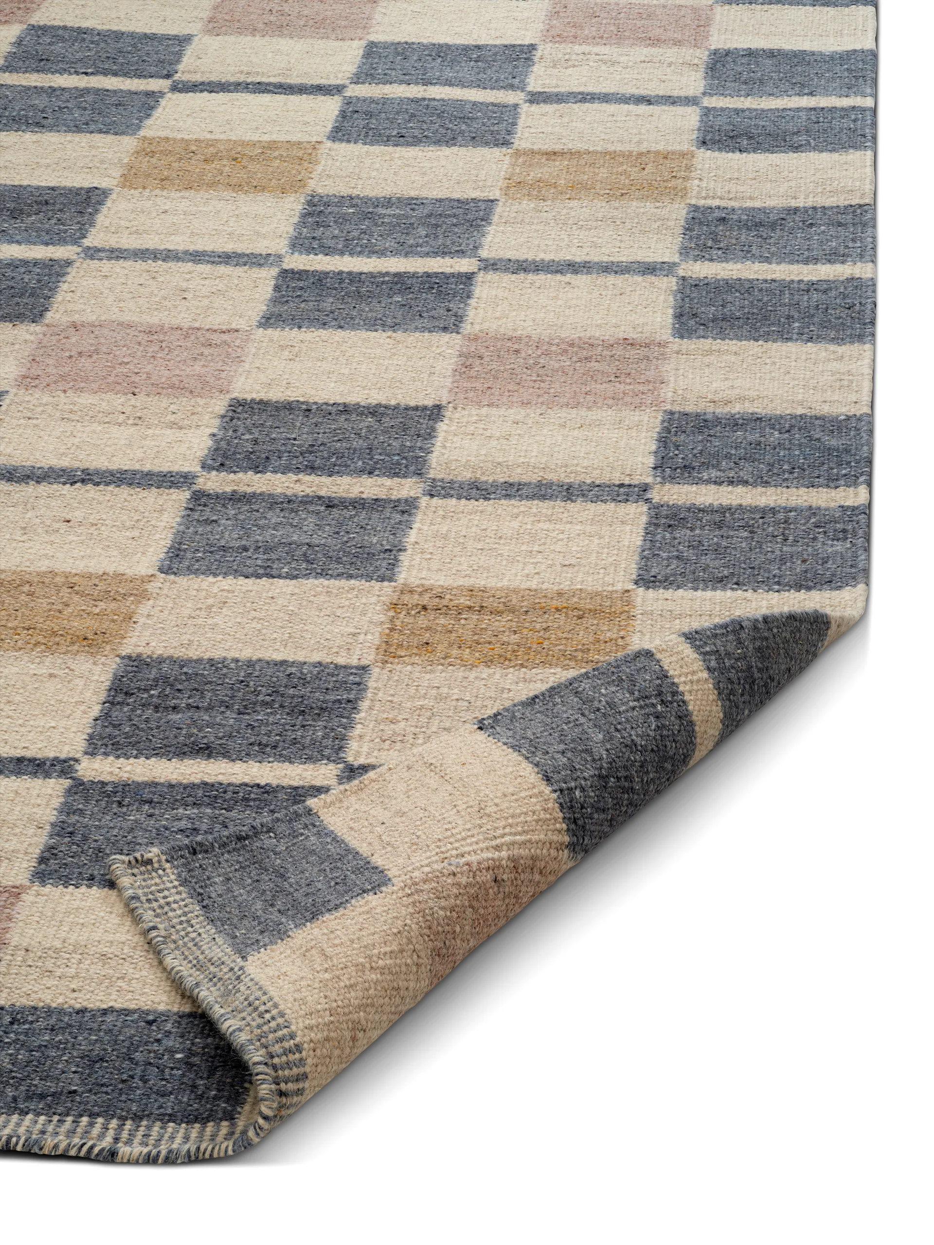 Röllakan Rutvik matta, Blå, 170x230 cm Classic Collection