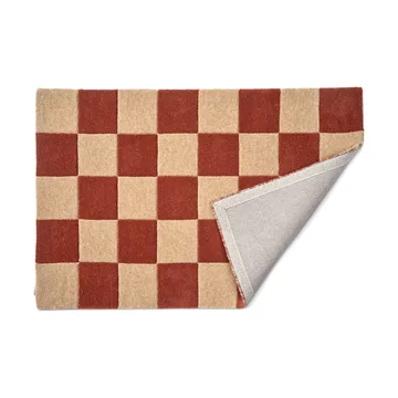 Square dörrmatta - Terracotta-natur, 85x130 cm - Classic Collection
