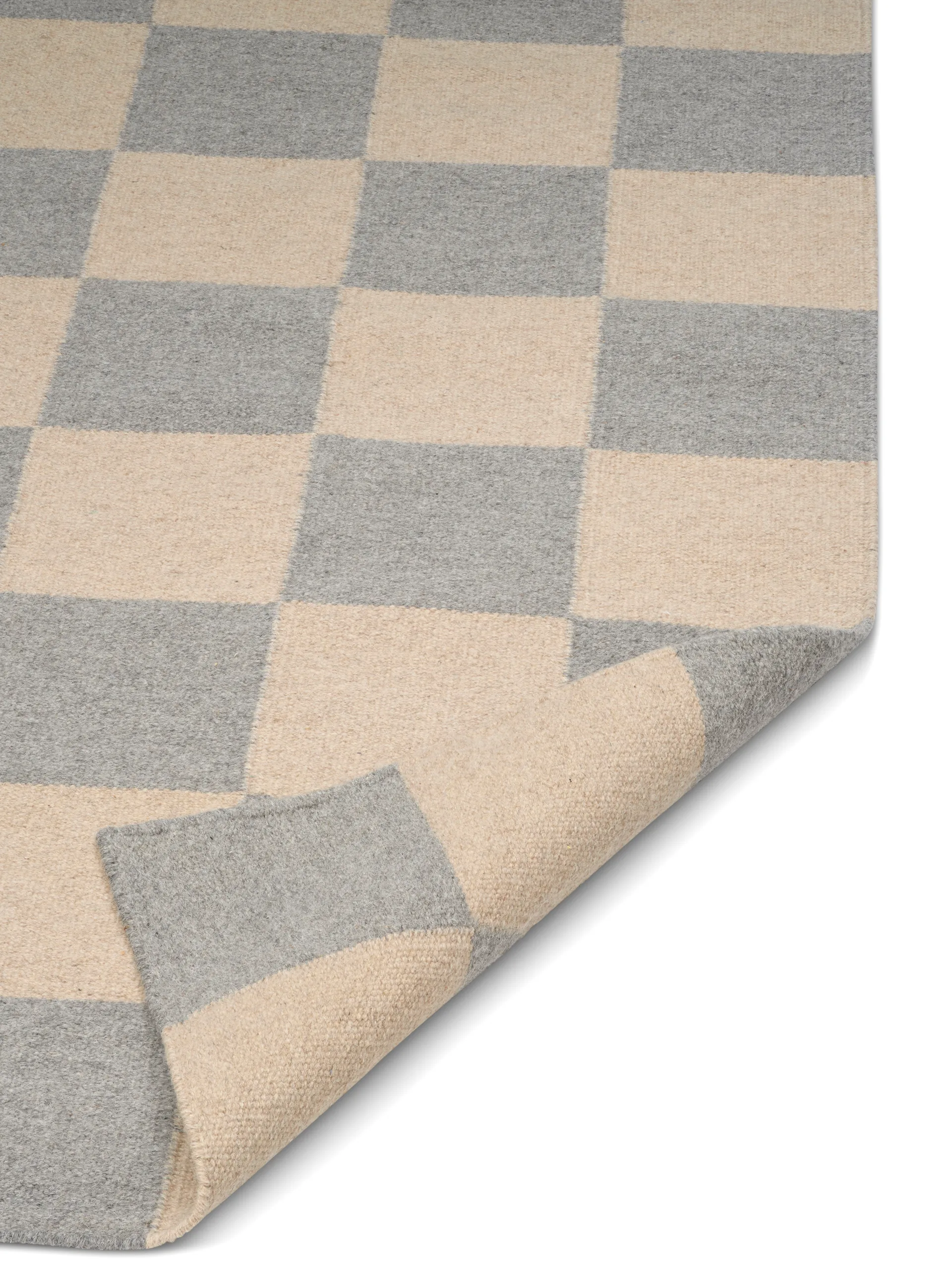 Squares matta, Grå-beige, 250x350 cm Classic Collection