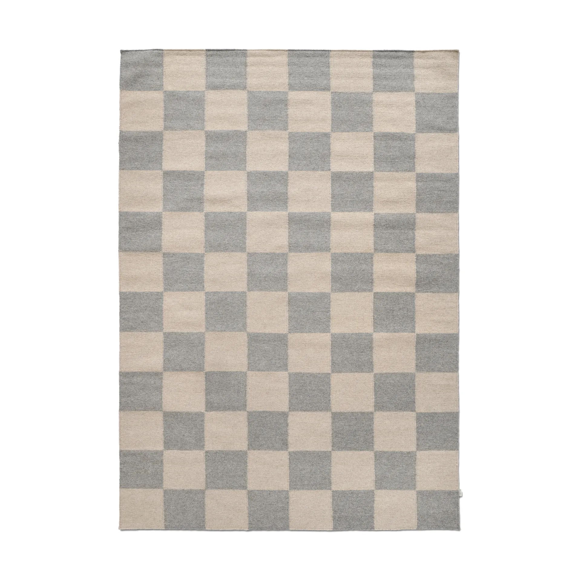 Squares matta, Grey-natural, 300x400 cm Classic Collection