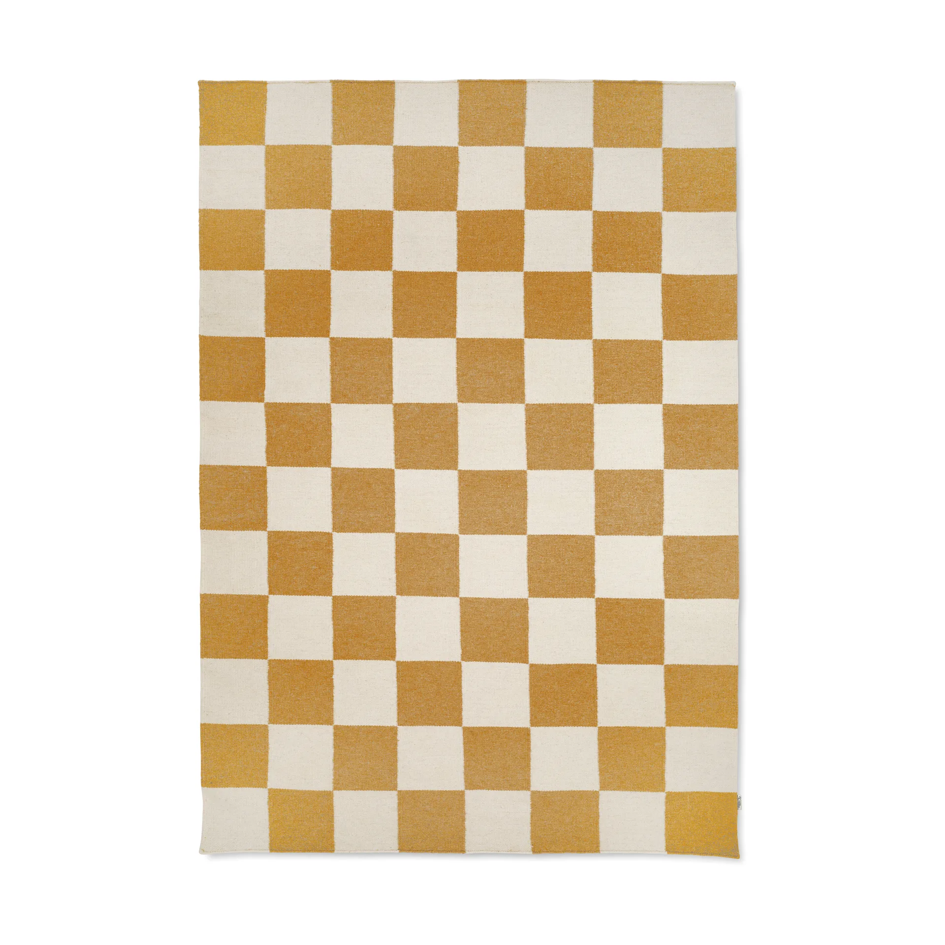 Squares matta, White-yellow, 300x400 cm Classic Collection