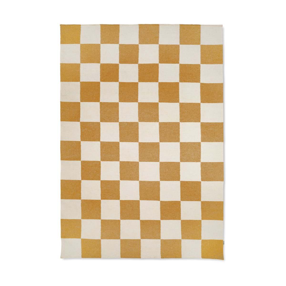 Classic Collection Squares matta White-yellow, 300x400 cm
