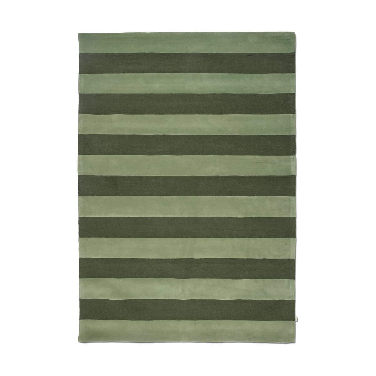 Classic Collection Stripe Boucle matta Green, 250x350 cm
