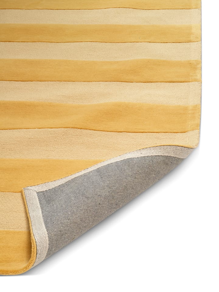 Stripe Boucle matta, Yellow, 250x350 cm Classic Collection