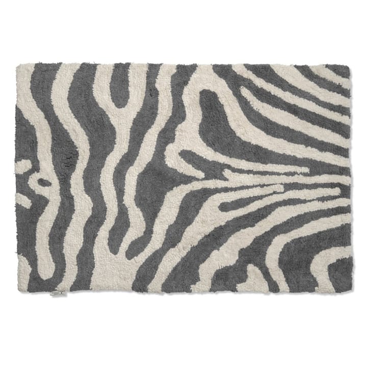 Zebra badrumsmatta 60x90 cm - Titanium-vit - Classic Collection