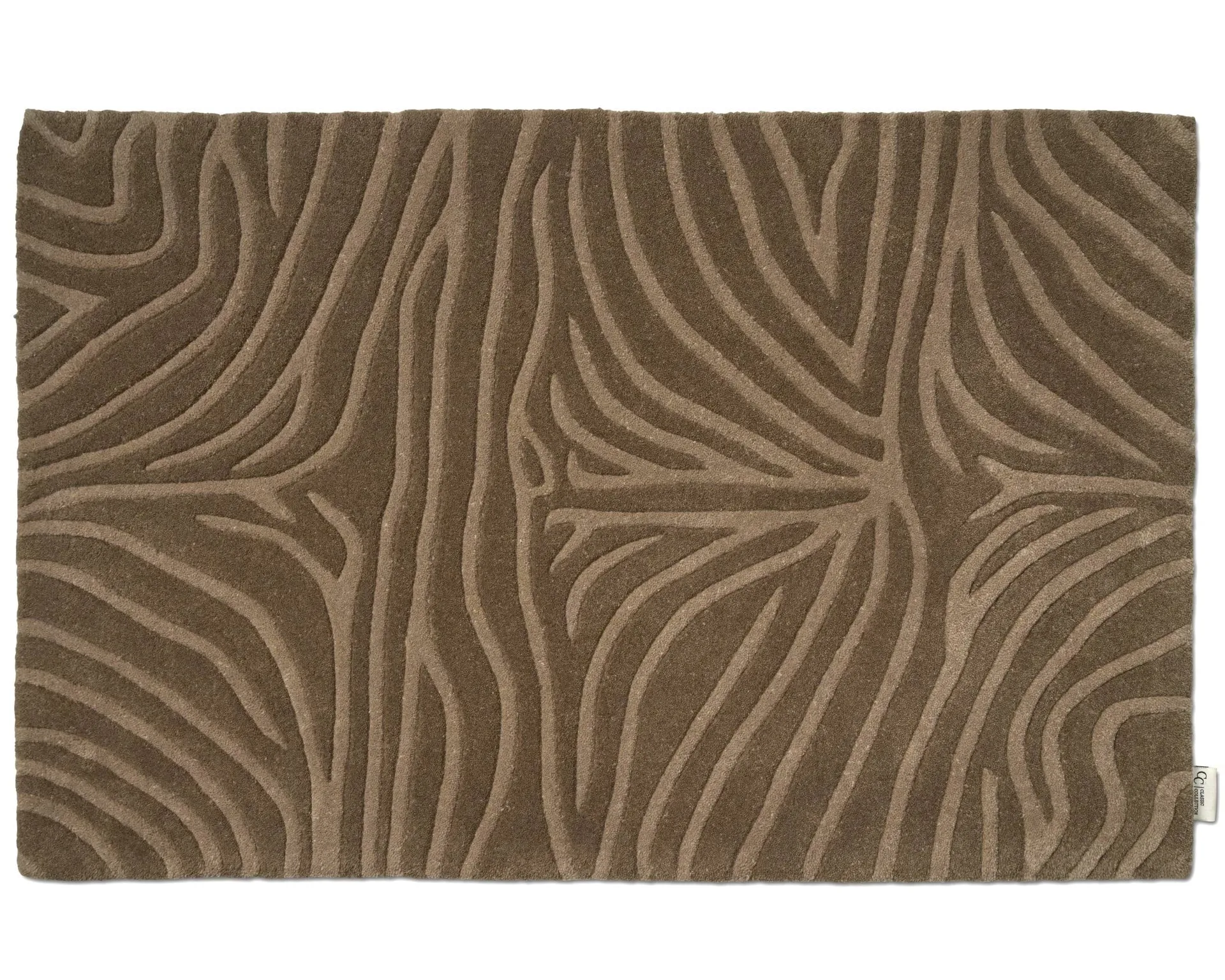 Zebra dörrmatta, Mocca, 60x90 cm Classic Collection