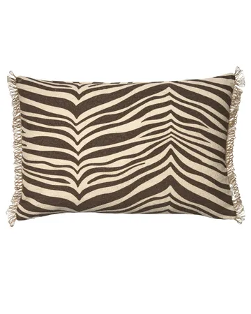 Zebra kudde - Brun-natur, 40x60 cm - Classic Collection