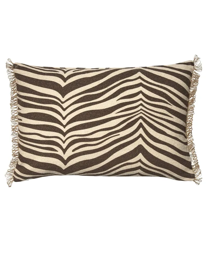 Zebra kudde - Brun-natur, 40x60 cm - Classic Collection