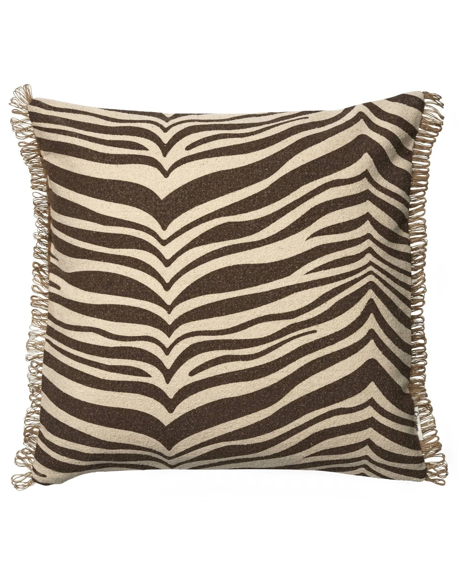 Zebra kudde, Brun-natur, 50x50 cm Classic Collection