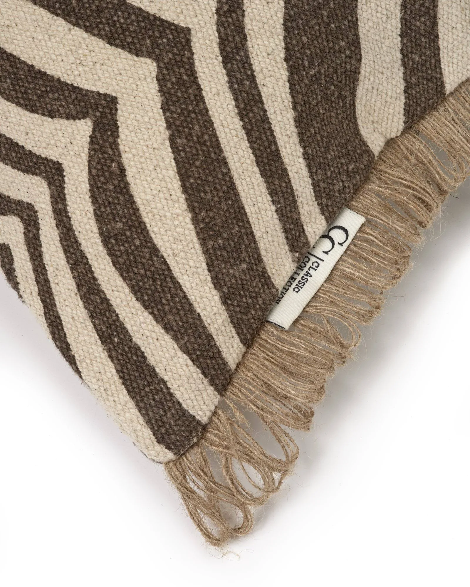 Zebra kudde, Brun-natur, 50x50 cm Classic Collection