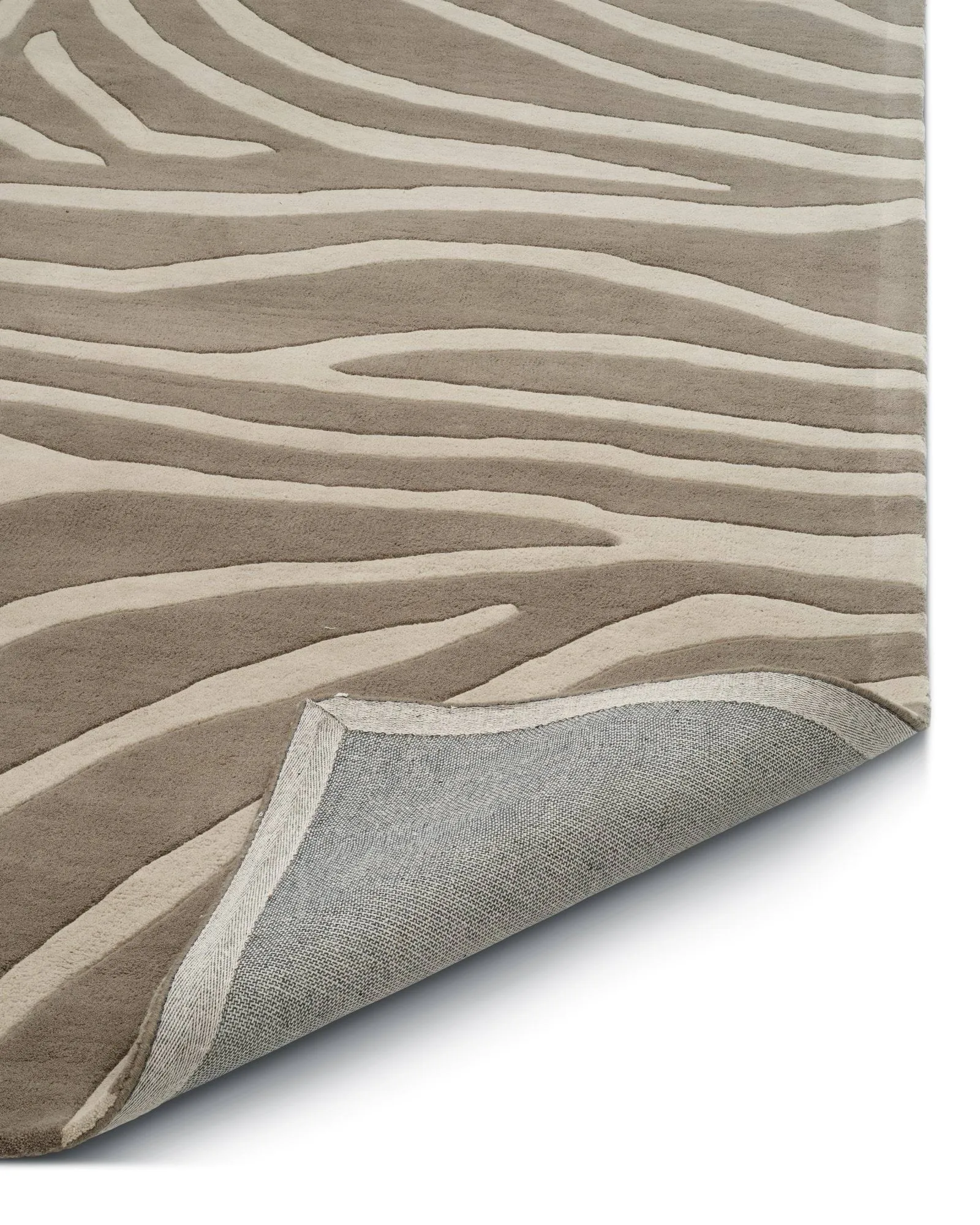 Zebra ullmatta, Beige, 250x350 cm Classic Collection