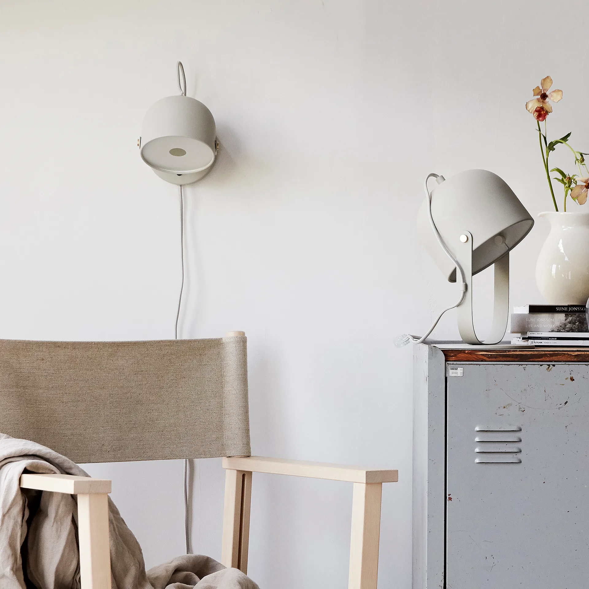 Svejk 13 vägglampa, Beige-mässing CO Bankeryd