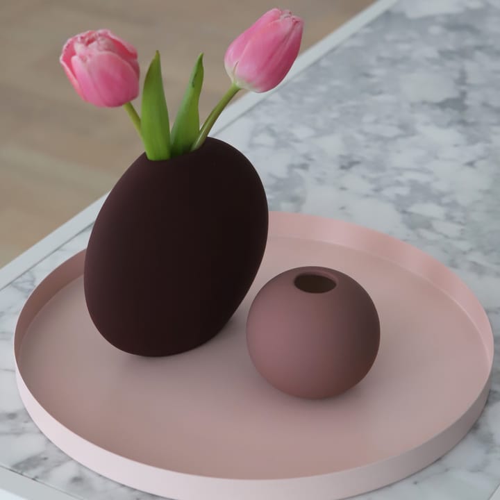 Ball vas cinder rose - 8 cm - Cooee Design
