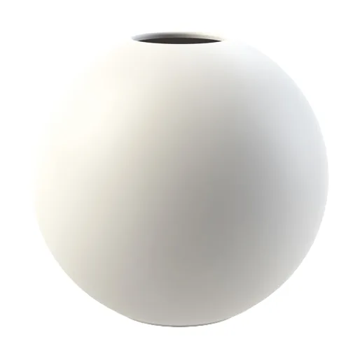 Ball vas white, 8 cm Cooee Design