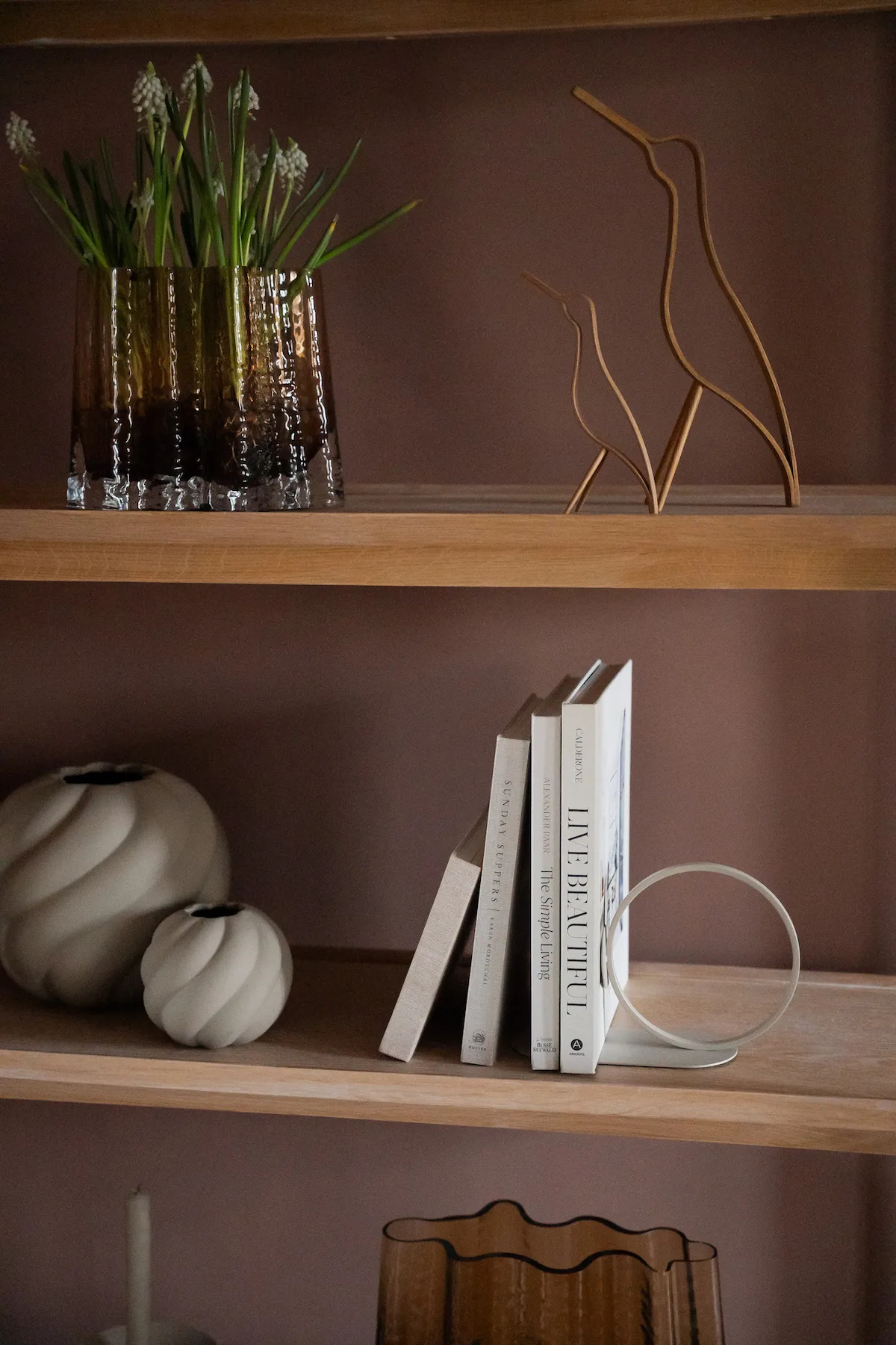 Book Ring bokstöd 15 cm, Sand Cooee Design