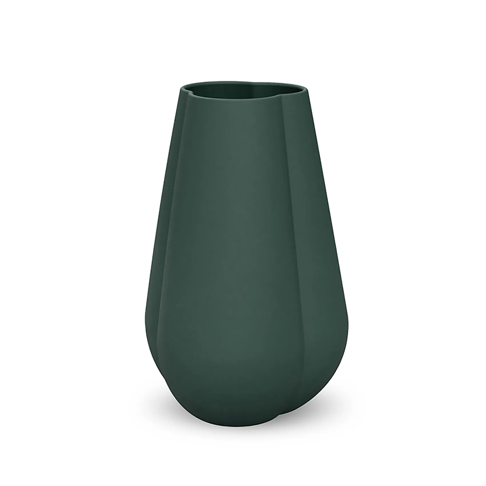 Clover vas 11 cm, Dark green Cooee Design
