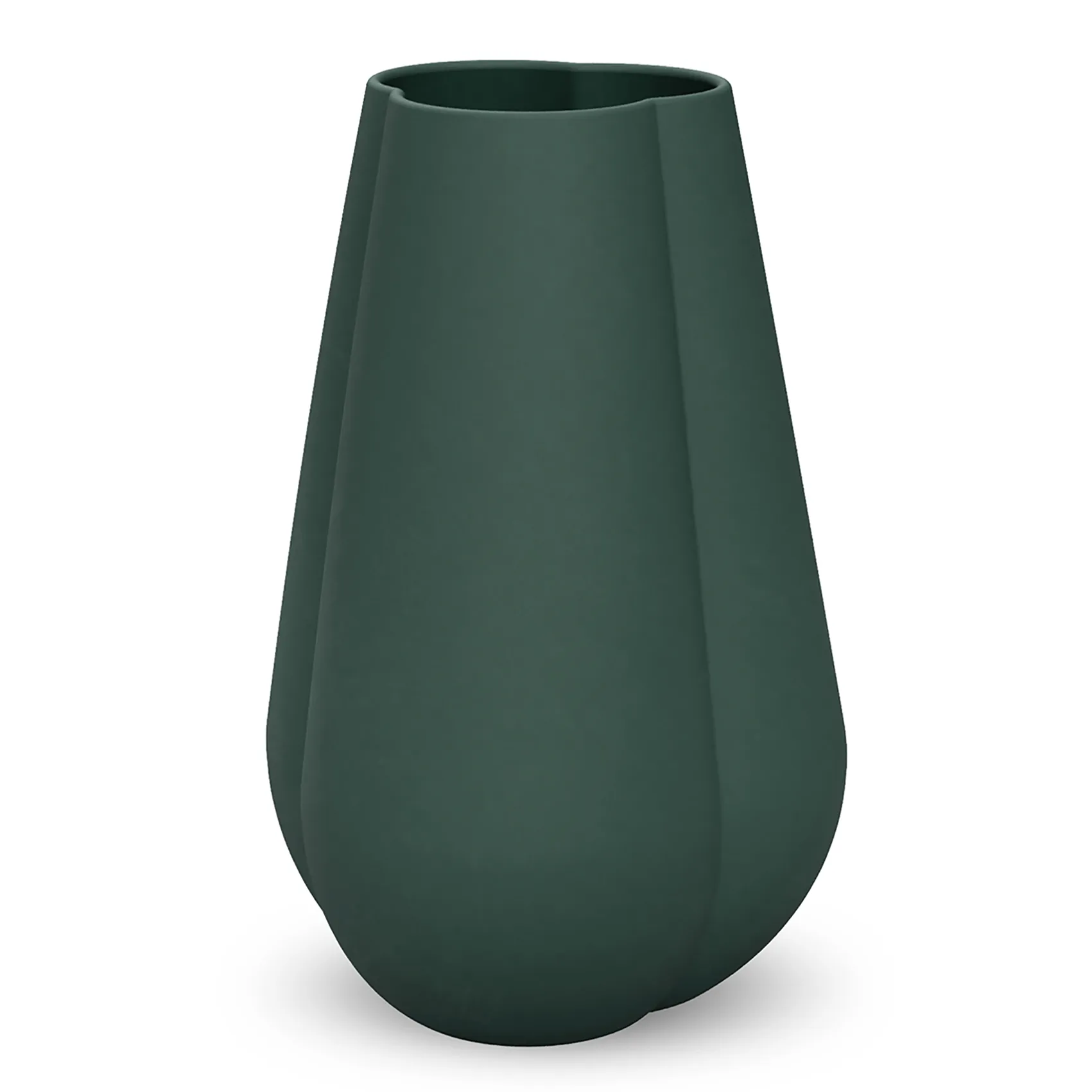 Clover vas 25 cm, Dark green Cooee Design