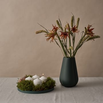 Clover vas 25 cm - Dark green - Cooee Design