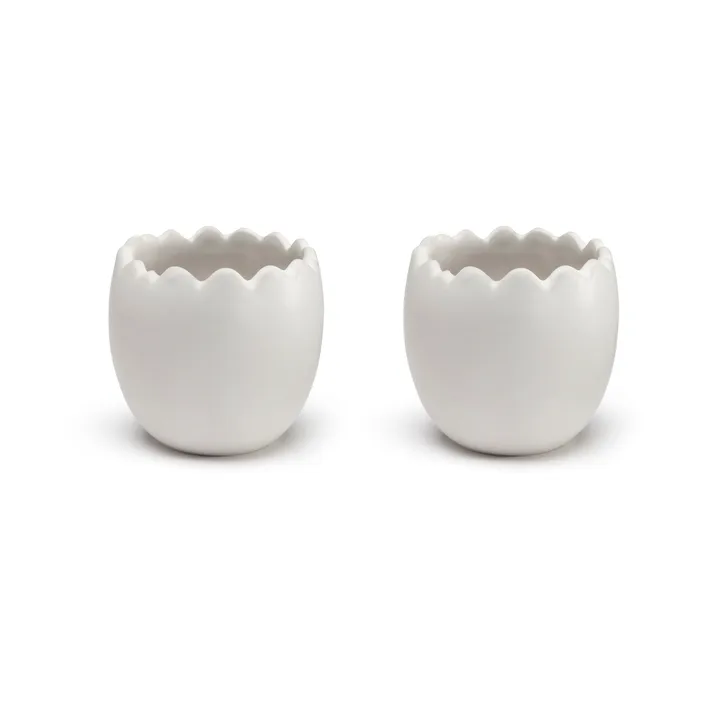 Cooee äggkopp 2-pack - White - Cooee Design