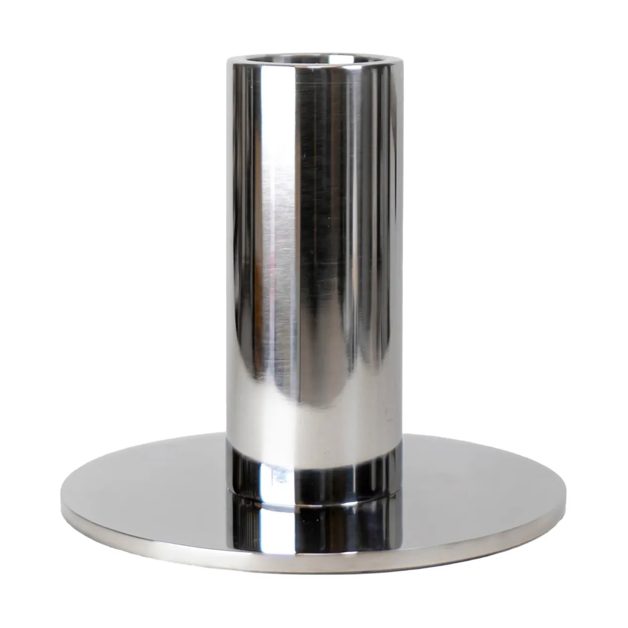 Cooee ljusstake low 7 cm, Stainless steel Cooee Design