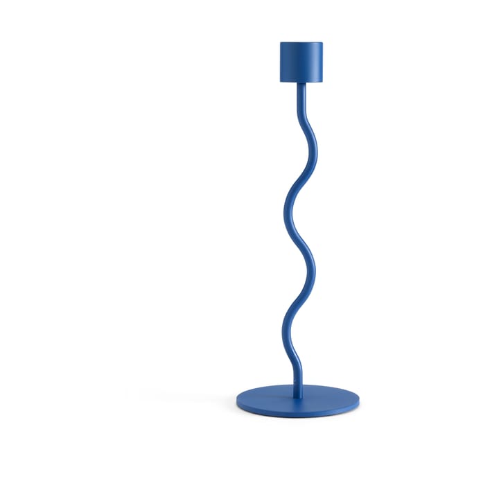 Curved ljusstake 23 cm - Cobalt Blue - Cooee Design