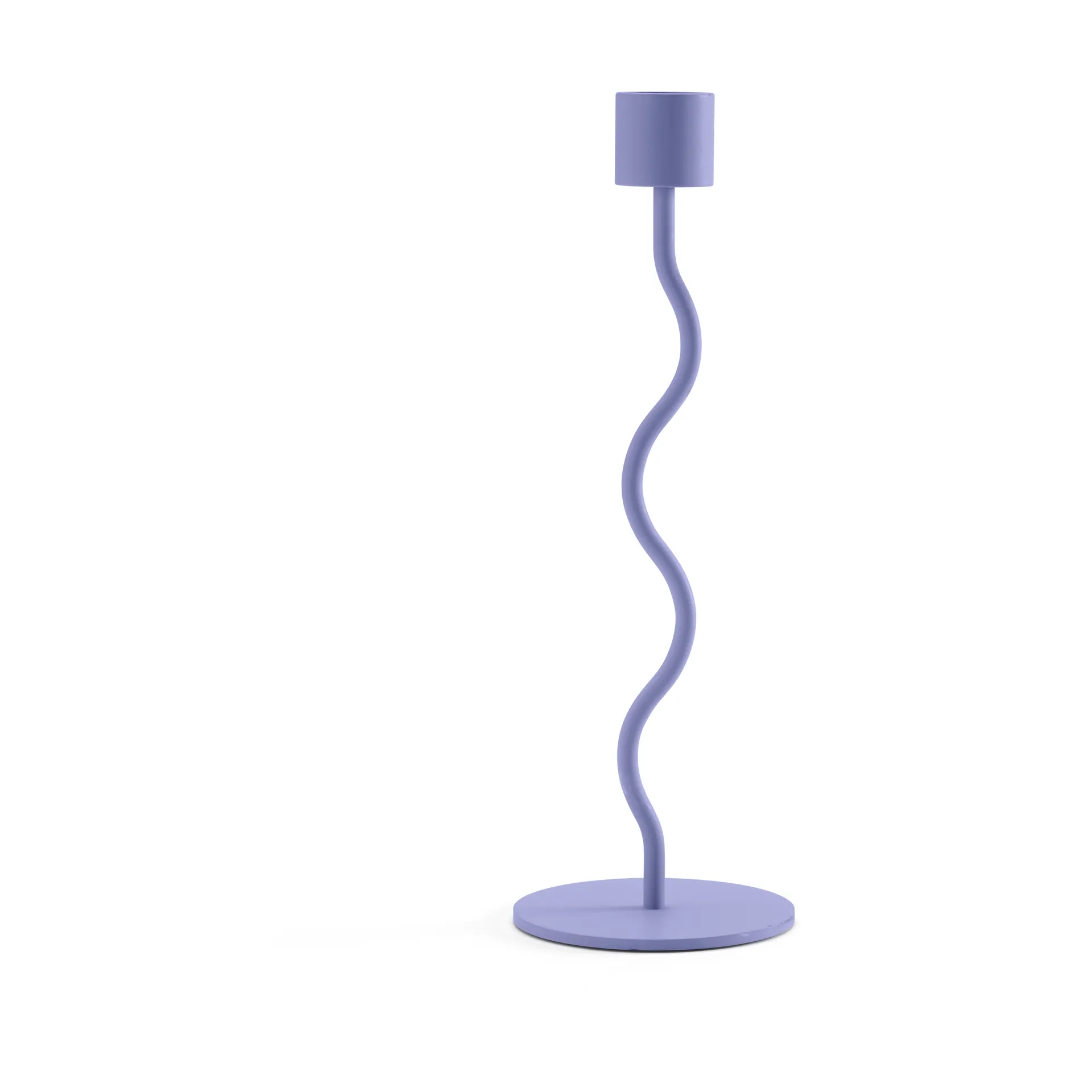Curved ljusstake 23 cm, Mauve Cooee Design