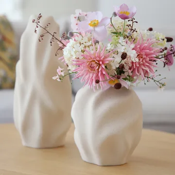 Drift vas 17 cm - Limestone - Cooee Design