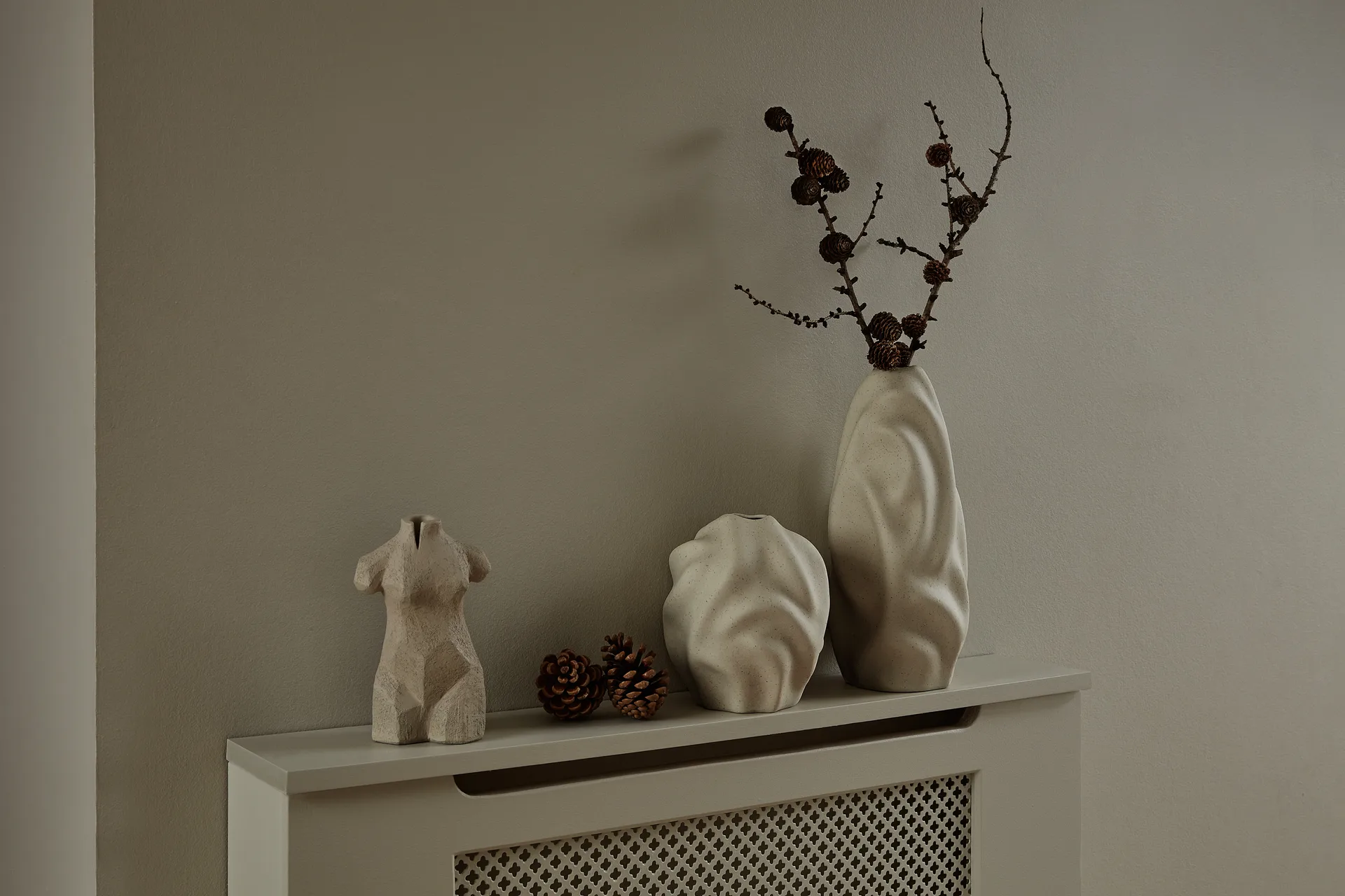 Drift vas 17 cm, Limestone Cooee Design