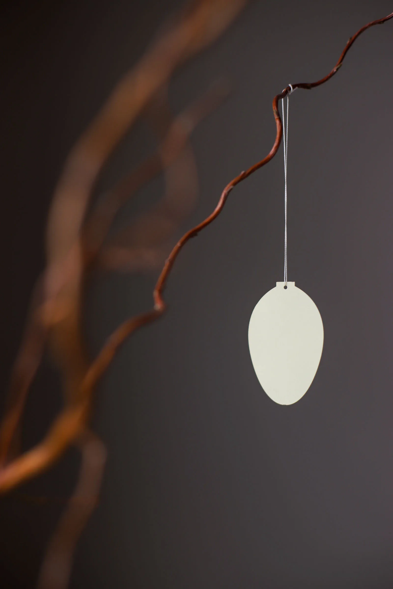 Easter Deco ägg påskdekoration 4-pack, Light yellow Cooee Design