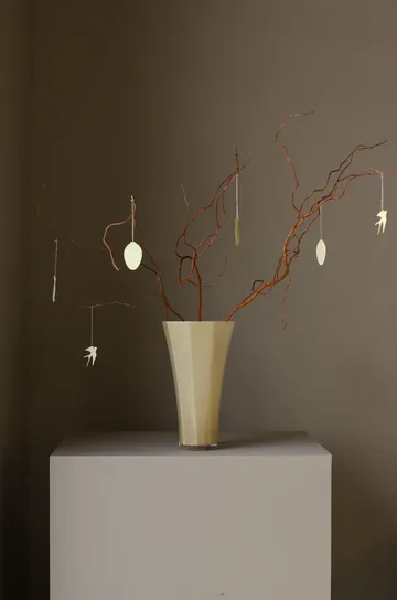 Easter Deco ägg påskdekoration 4-pack - Light yellow - Cooee Design