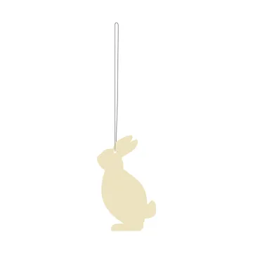 Easter Deco hare påskhänge 4-pack - Light yellow - Cooee Design
