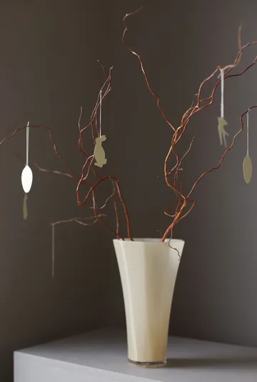 Easter Deco hare påskhänge 4-pack - Light yellow - Cooee Design