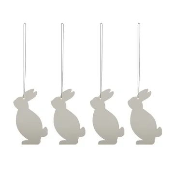 Easter Deco hare påskhänge 4-pack - Sand - Cooee Design