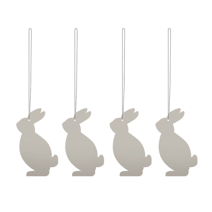 Easter Deco hare påskhänge 4-pack, Sand Cooee Design