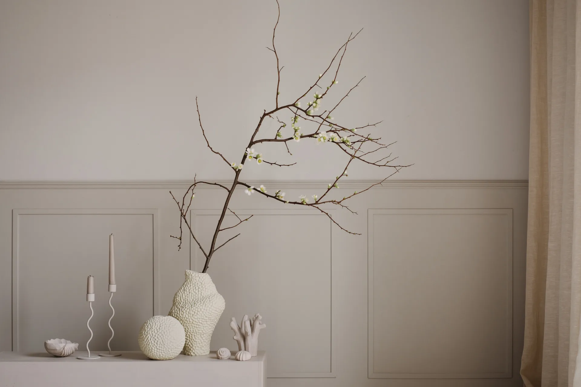 Kaia vas 15 cm, Linnen Cooee Design