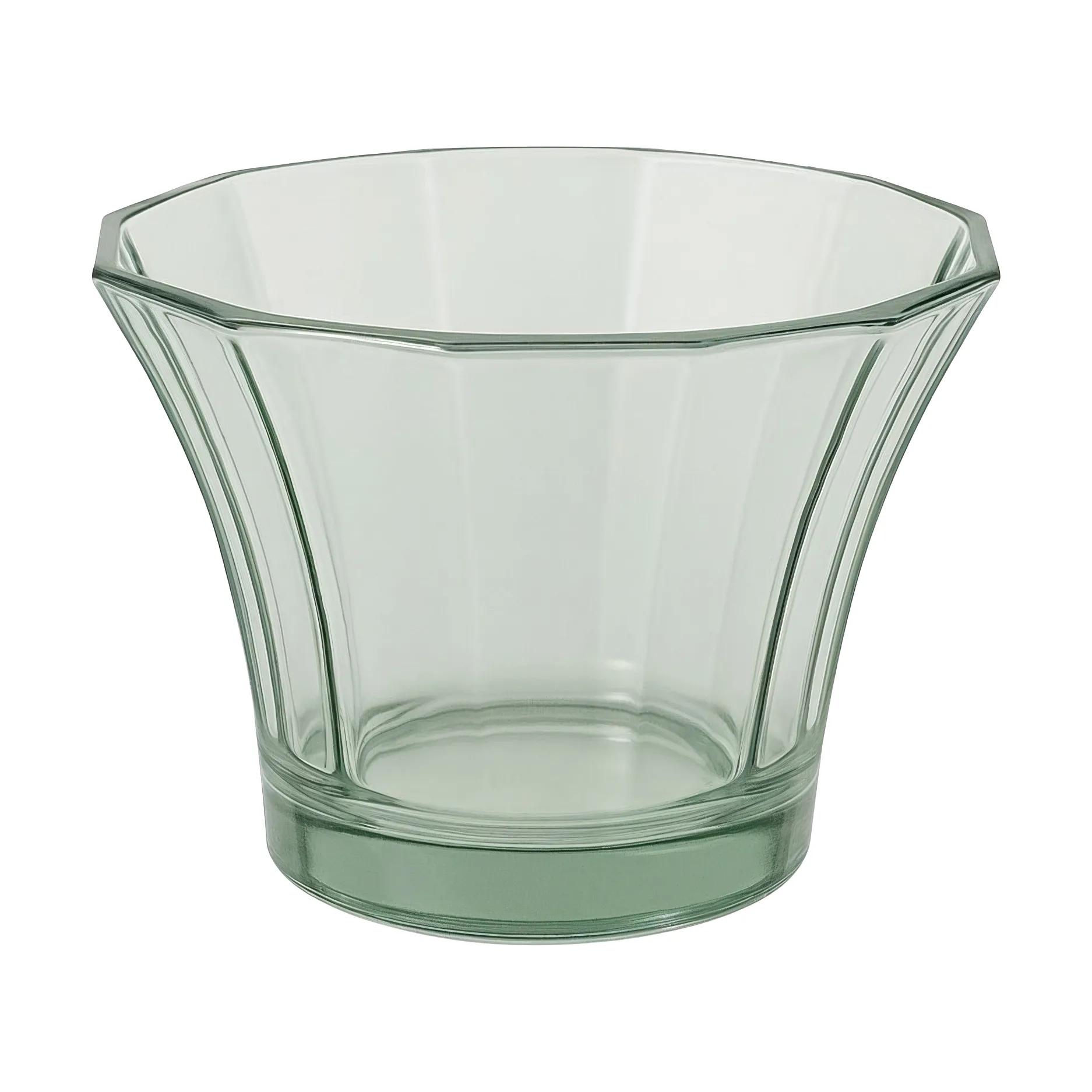 Liliané ljuslykta Ø10x5,5 cm, Bottle green Cooee Design