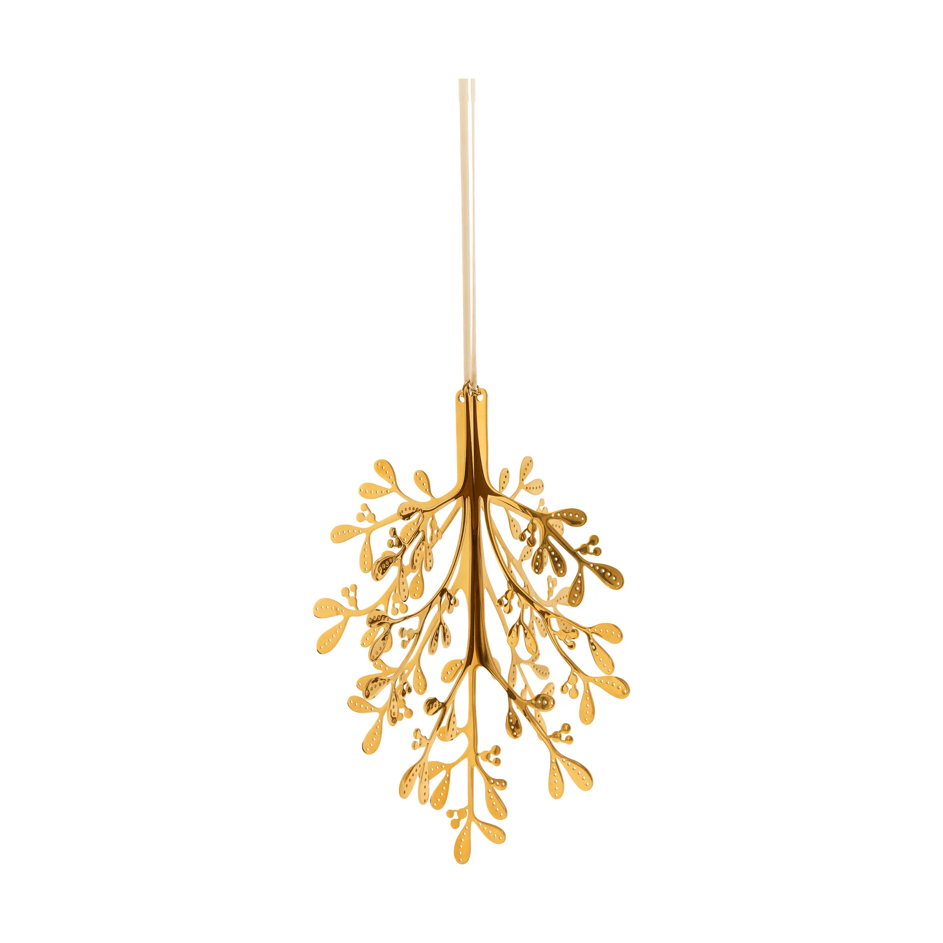 Mistletoe julhänge 2-pack, Mässing, 29 cm Cooee Design