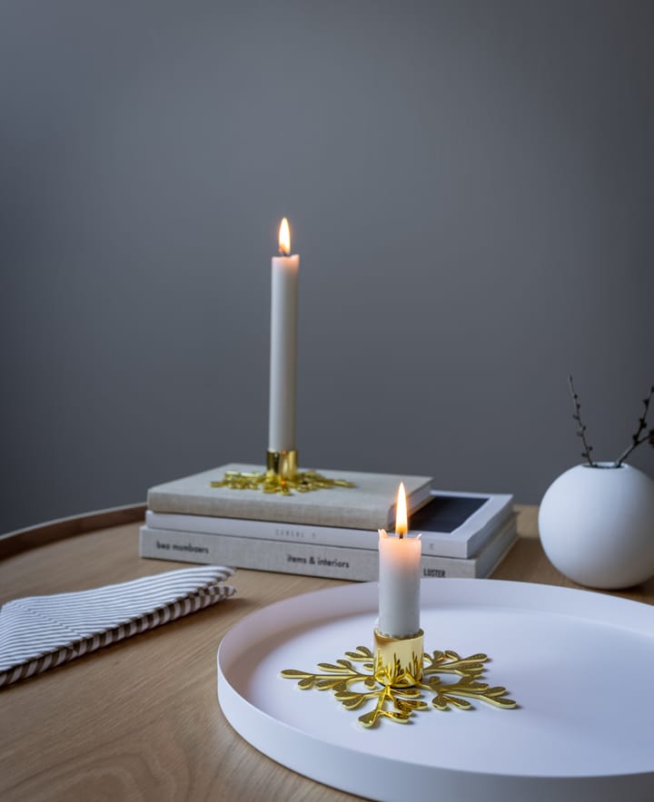 Mistletoe ljusstake, Mässing Cooee Design