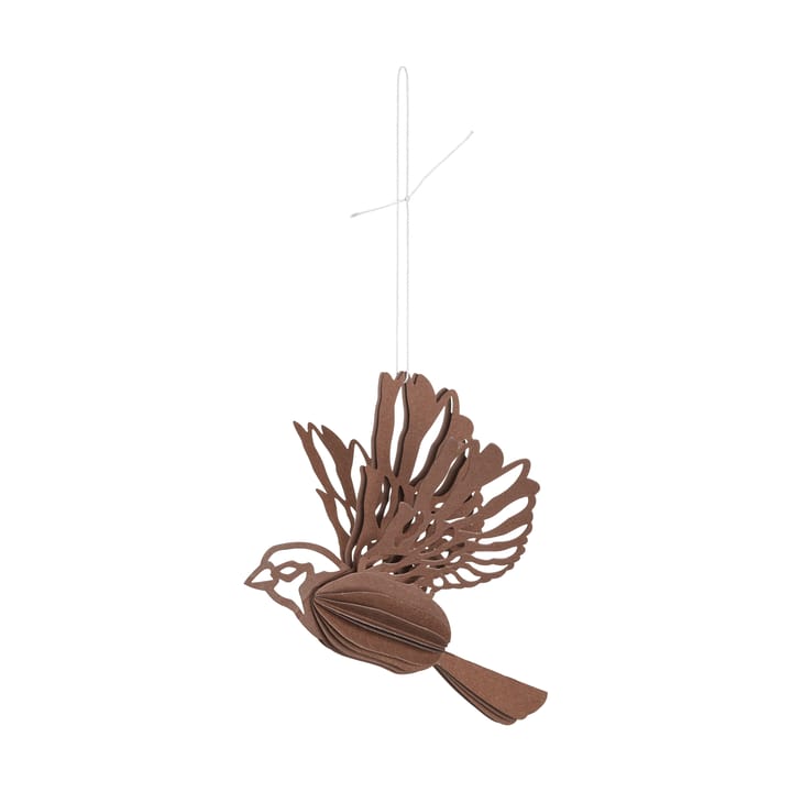 Paper bird dekorationshänge 2-pack - Coffee - Cooee Design