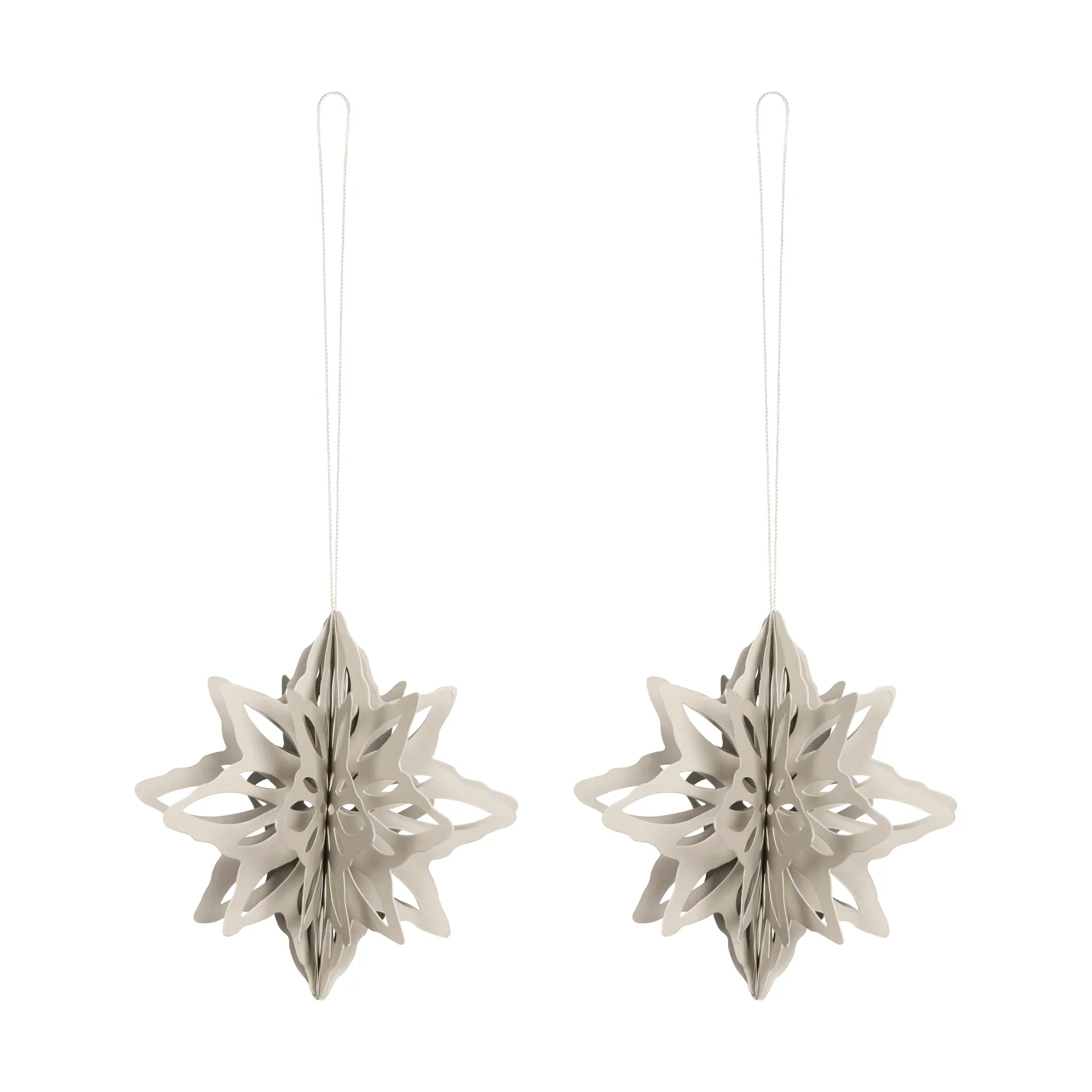 Paper Nova star dekorationshänge 2-pack, Sand Cooee Design