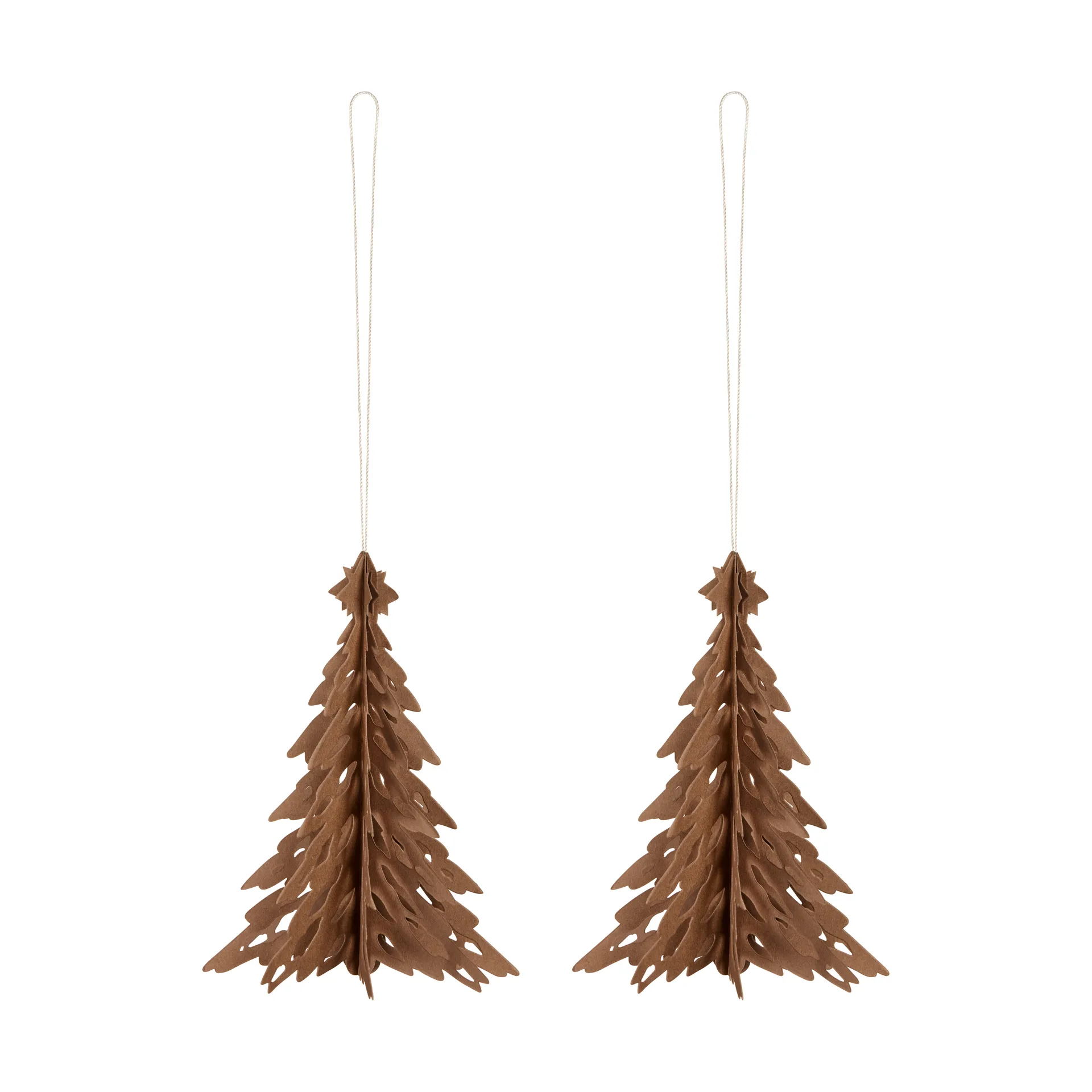 Paper Pinetree dekorationshänge 2-pack, Coffee Cooee Design