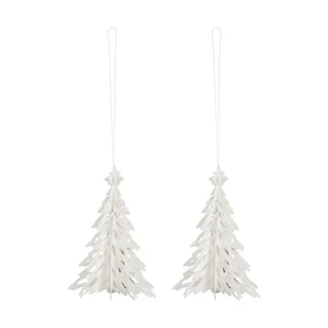 Paper Pinetree dekorationshänge 2-pack - Natural - Cooee Design