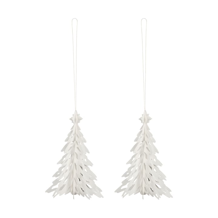 Paper Pinetree dekorationshänge 2-pack - Natural - Cooee Design